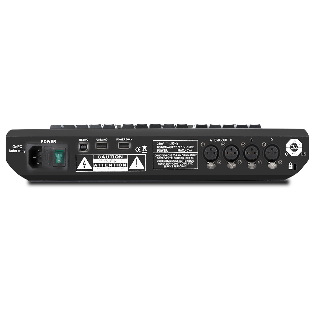 Escoupe d'extension de la console 4-DMX 15-FADER pour les événements